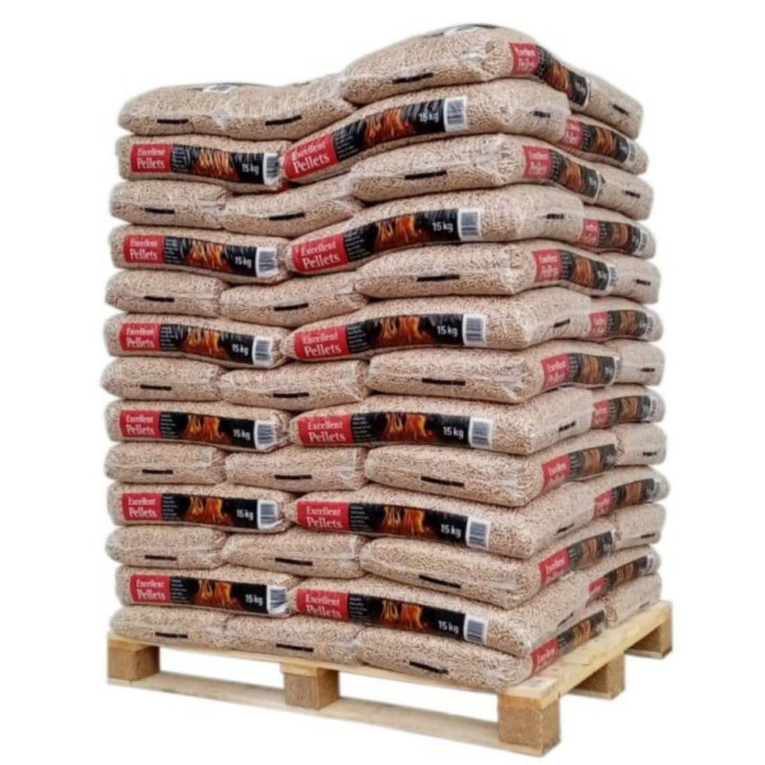 PELLET VAN ROJE – PALETTE VON 65 SÄCKEN VON 15 KG